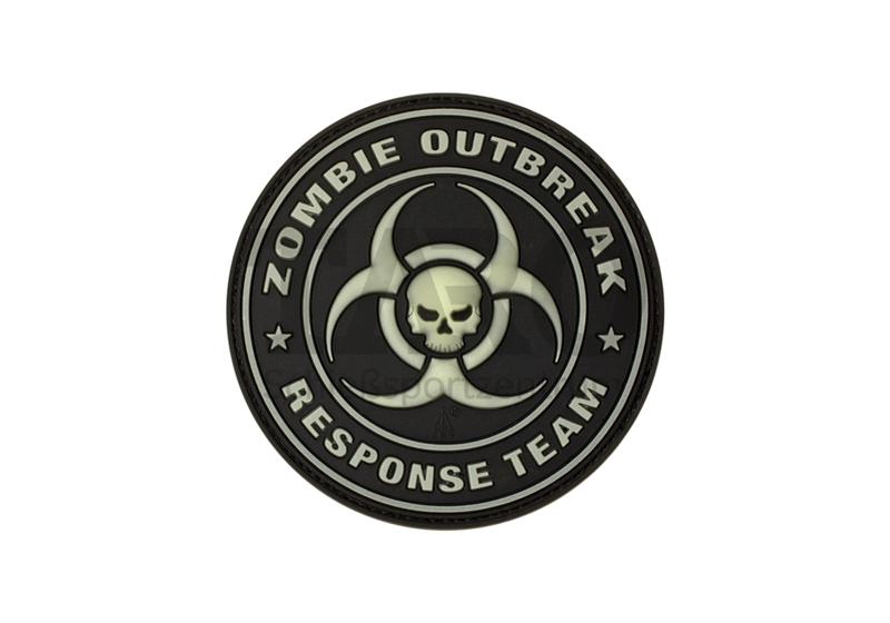 Rubber Patch Zombie Outbreak Glow in the Dark