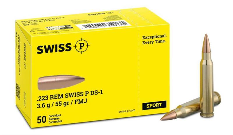 SWISS P KARTON FMJ .223 Rem. 55gr.