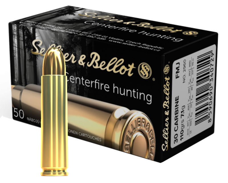S&B FMJ .30 Carbine 110gr.