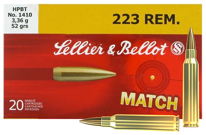 S&B Match HPBT .223 Rem. 52gr.