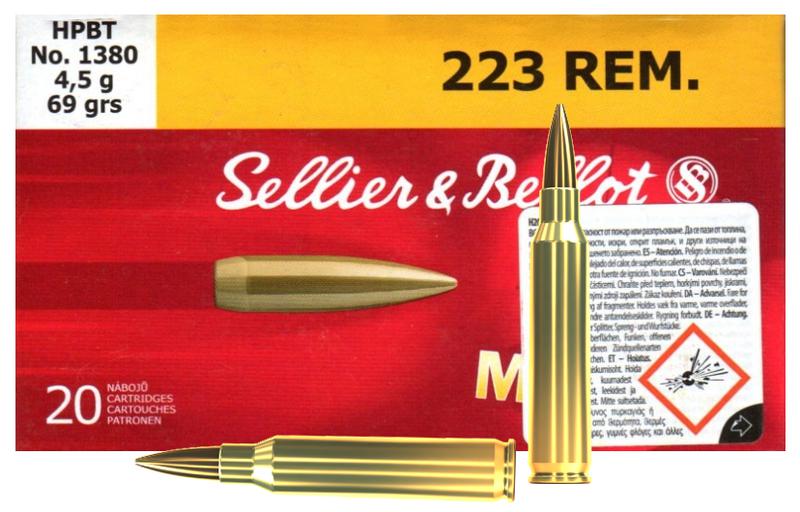 S&B Match HPBT .223 Rem. 69gr.
