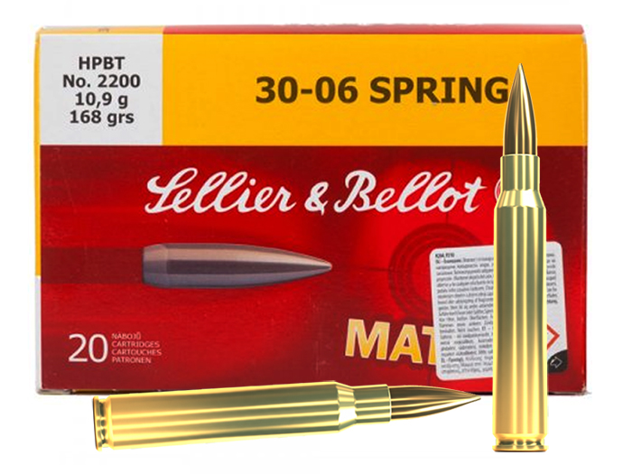 S&B Match HPBT .30-06 Spr. 168gr.