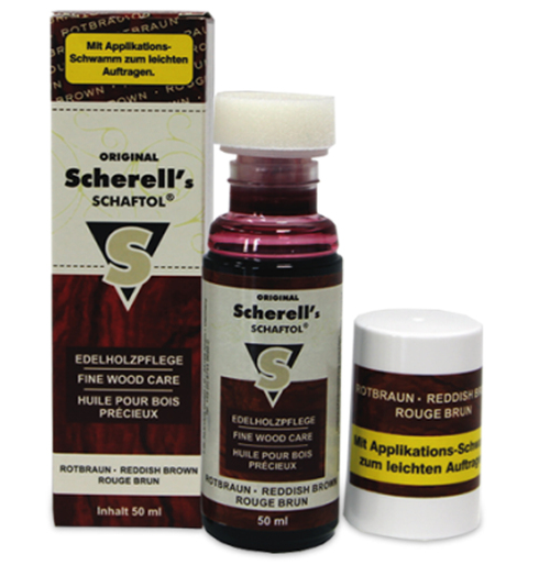 Scherells Schaftöl Rot Braun 50ml