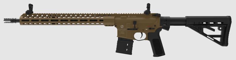 Schmeisser AR15 M5FL Sand; 16,75"