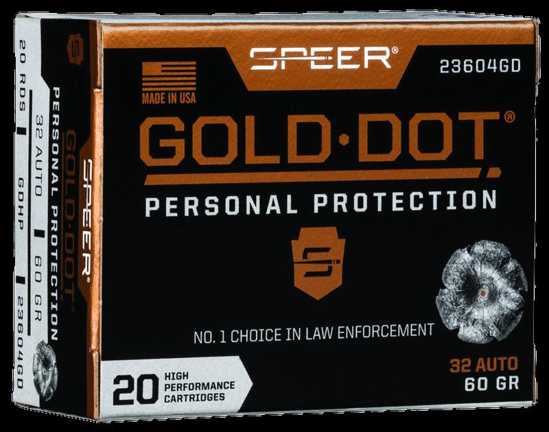 Speer Gold Dot Personal Protection 7,65/.32 Auto 60gr.