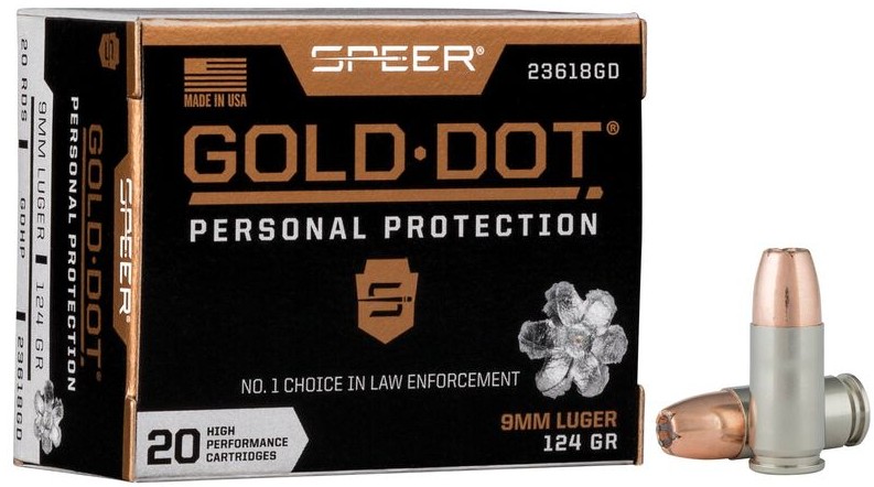 Speer Gold Dot Personal Protection 9x19 / 9mm Para 124gr.