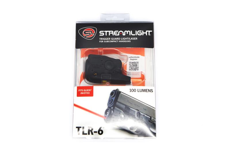 Streamlight Taktische LED Lampe TLR-6 Glock 26/27/33 mit Laser
