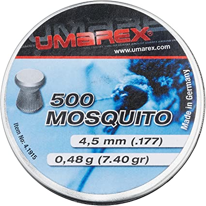 Umarex Diabolos Mosquito 4,5mm; 0,48g; flach - geriffelt
