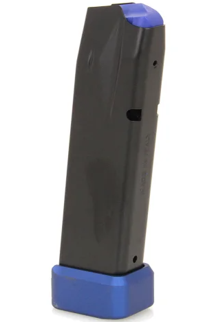 Walther Magazin PDP C Aluboden Blau; 18 Schuss