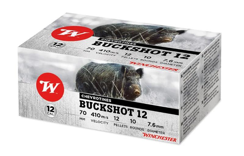 Winchester Buckshot 12/70;  8,6mm; 33,3g